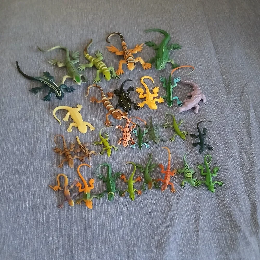 Reptiles Lizards toys x 27